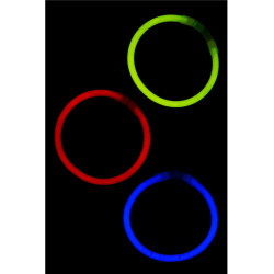 3 fluorescenční náramky